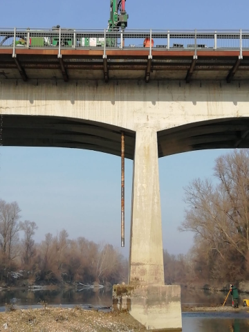 Ponte di Rocchetta Tanaro - Carotaggio (3)