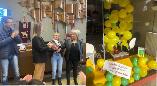 Premiati in Provincia di Asti i vincitori del concorso "8 Marzo - Le vetrine si colorano di giallo"