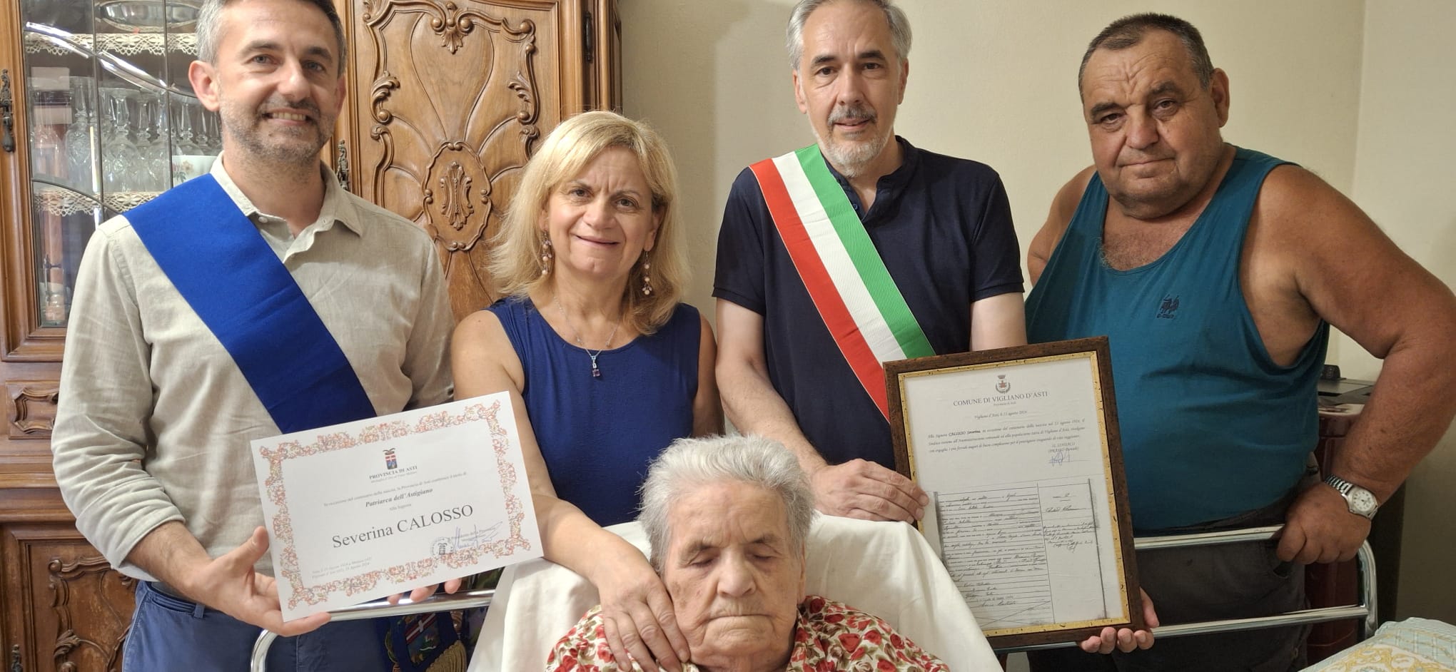 Progetto Patriarchi: neo centenaria a Vigliano d’Asti.