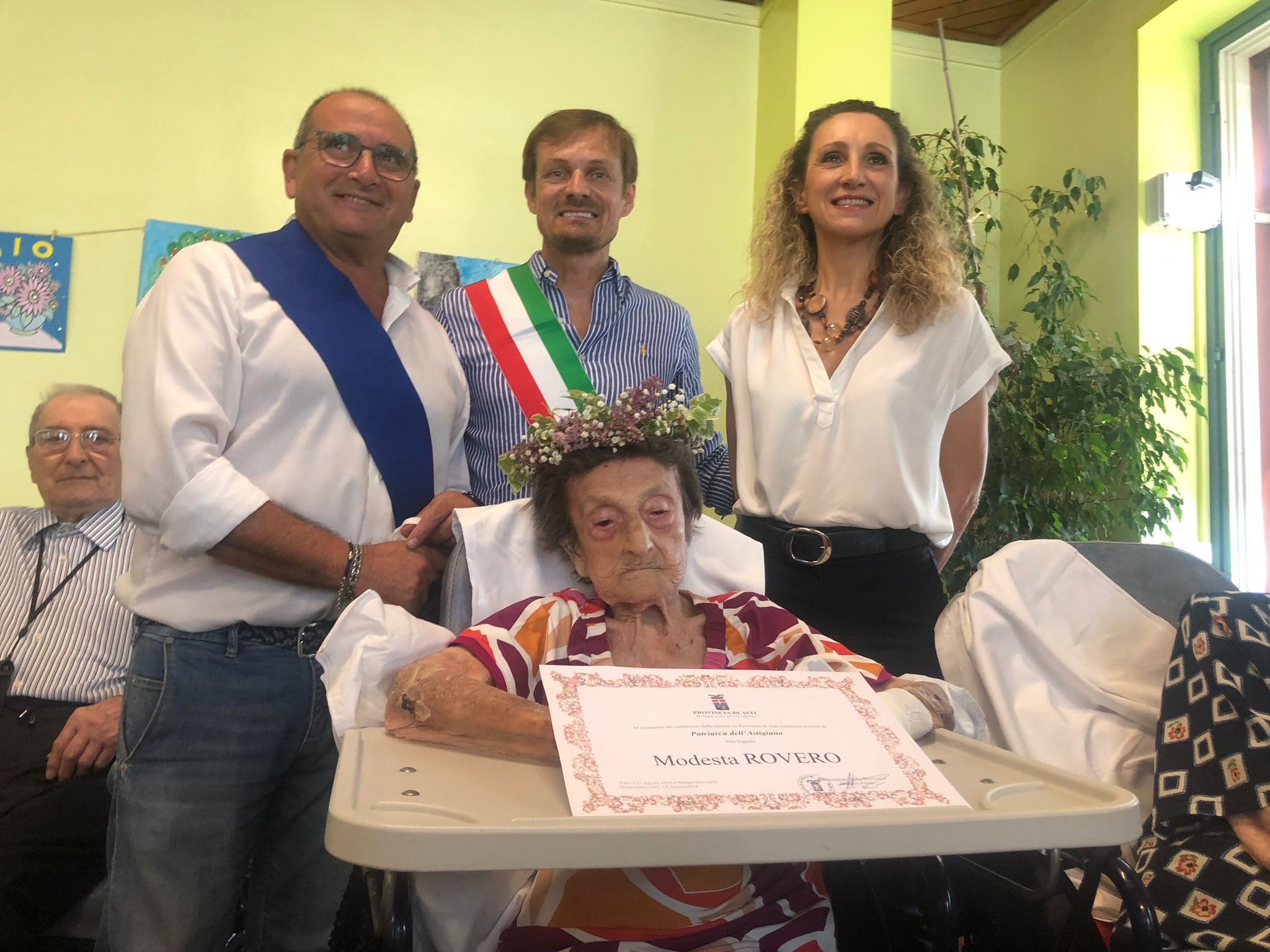 Progetto patriarchi: neo centenaria a Mongardino.