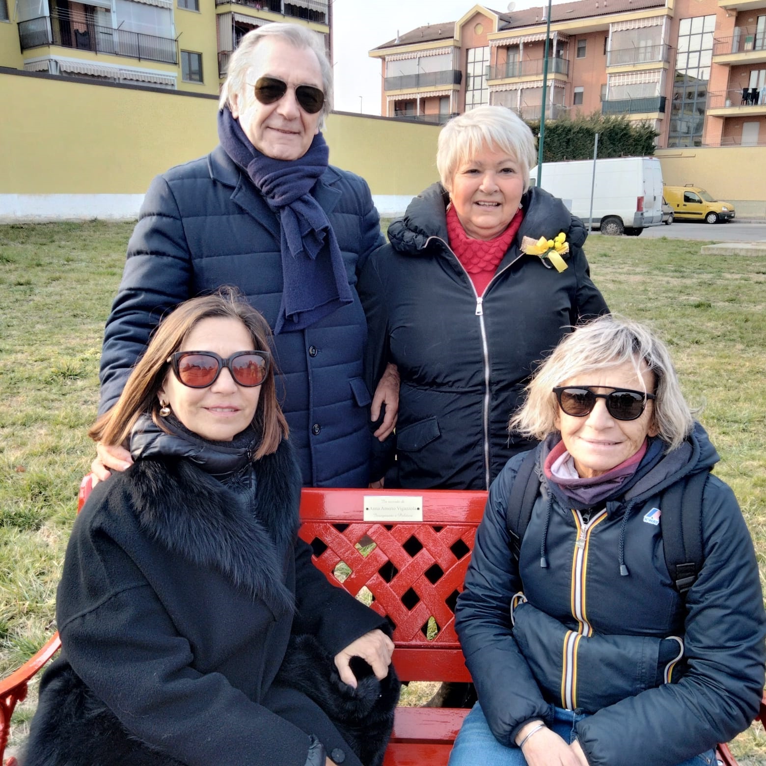 Inauguraziona panchina rossa Parco Perroncito 2