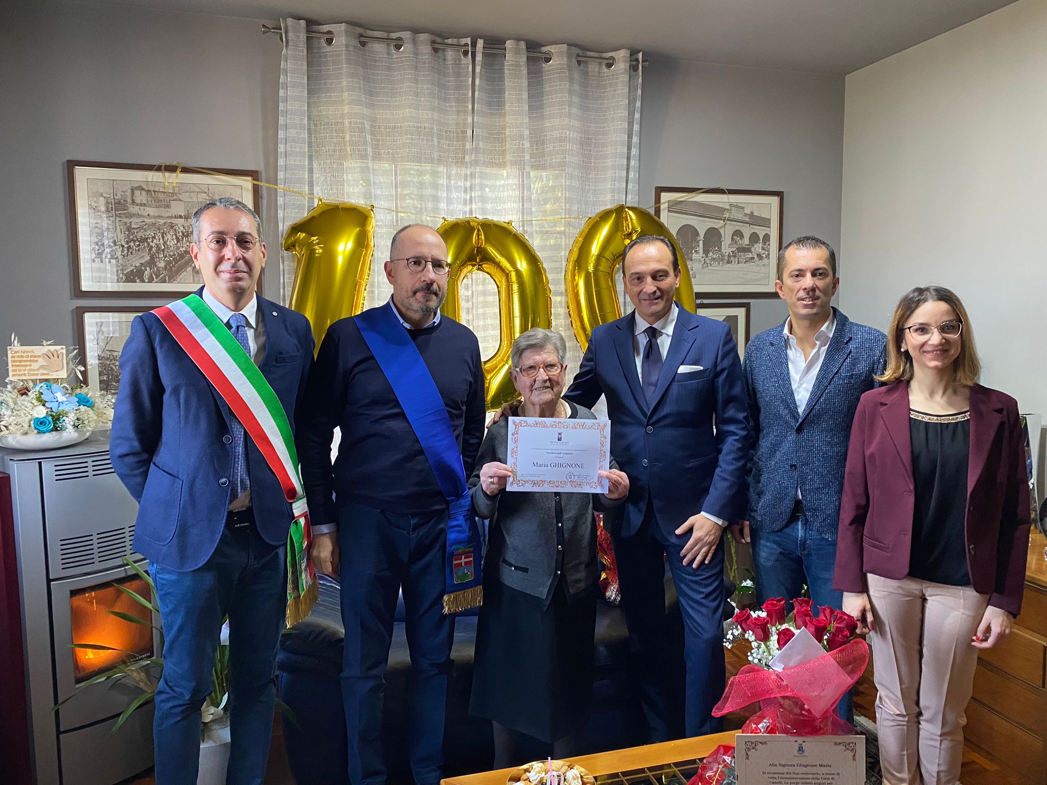 Centenaria a Canelli a casa Gabusi